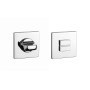 WC knob APRILE AS Q5S Polished Chrome