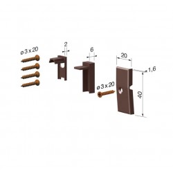 Automātiskā durvju slieksnis 530 mm