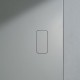 Magnētiskā slēdzene ar plāksni BONAITI NO-HA MINI 938-G992 Matt Chrome