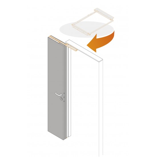 Folding Door System COMPACK LIVING 180 SINGLE