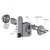 Цилиндр ASSA 701 CR (5 ключей)