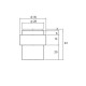 Durvju atbalsts APRILE DS 27 Matt Copper