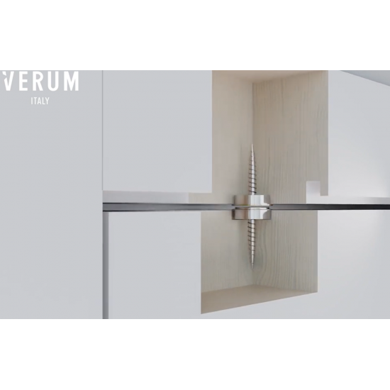 Magnētiskais durvju aizbīdnis STOPPINO CLOSE Stainless Steel