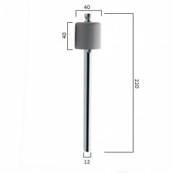 Опора дверная (прибитая) UT880/20 ZN