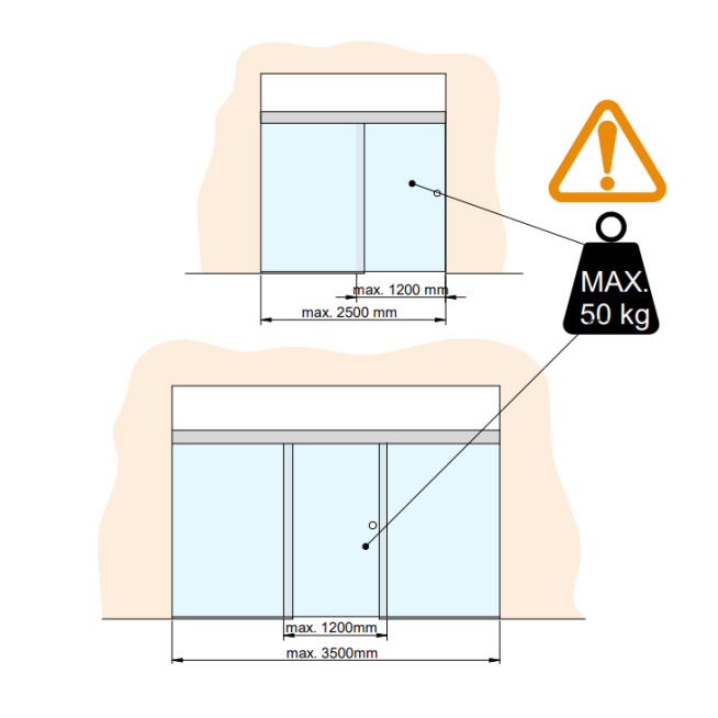 Dušas kabīnes sistēma VAHO GLASS SV-X50