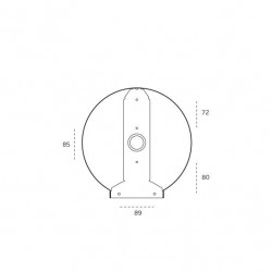 Papīra dozators IN.60.489 Stainless Steel