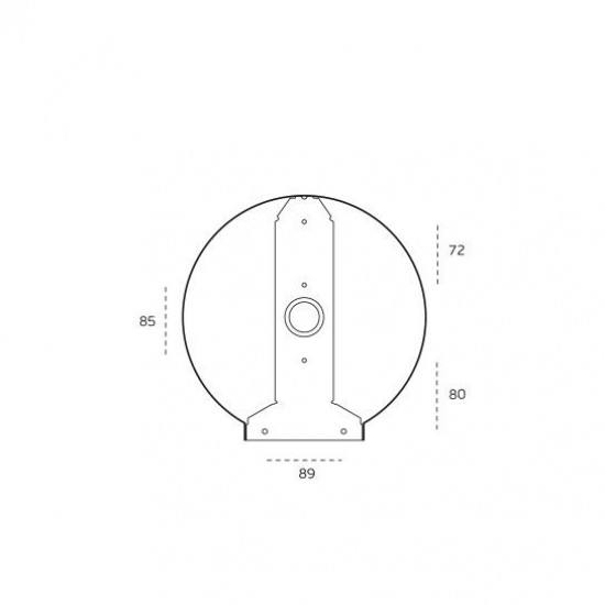 Papīra dozators IN.60.489 Stainless Steel