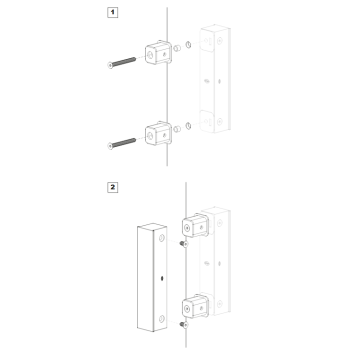 Pull Door Handles JNF IN.75.051.D.NP Matt Chrome