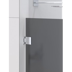 Stikla durvju eņģe ar bremzēm JNF IN.05.303 Stainless Steel