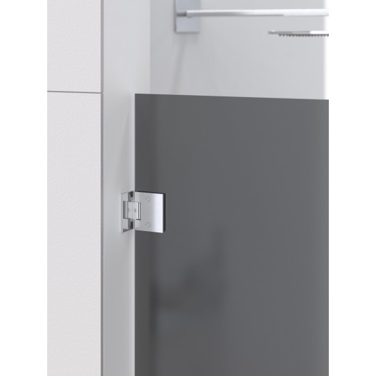 Stikla durvju eņģe ar bremzēm JNF IN.05.303 Stainless Steel