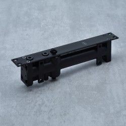 Slēptais/frēzētais durvju aizvērējs JNF ML.21.801 Black līdz 100 kg