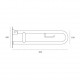 Folding Armrest With Paper Holder 800 mm