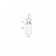 Folding Armrest With Paper Holder 800 mm