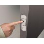 Magnetic Passive Sash Fixer Push & Go Matt Chrome