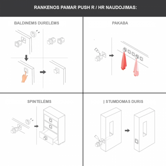 Rokturis PAMAR PUSH HR Titanium