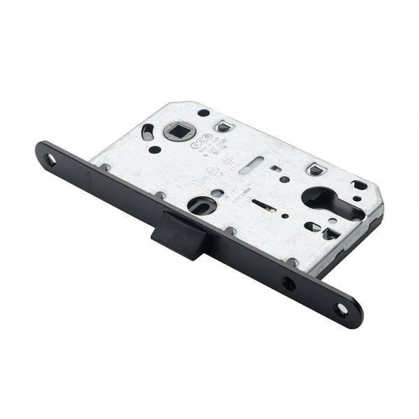 Klusa aizvēršanās slēdzene AGB EVO MEDIANA PZ 85mm Black