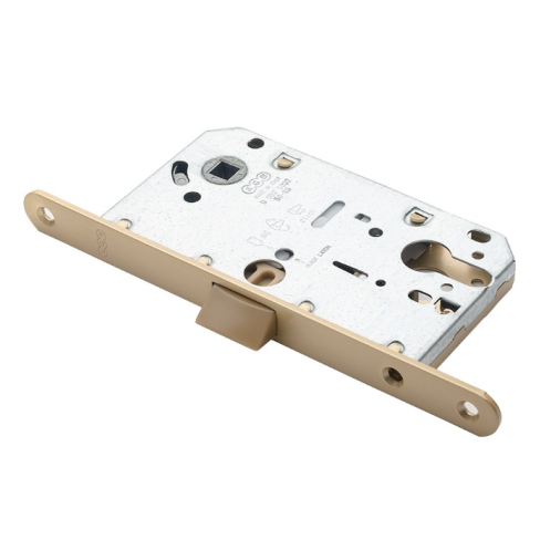 Klusa aizvēršanās slēdzene AGB EVO MEDIANA PZ 85mm Matt Brass
