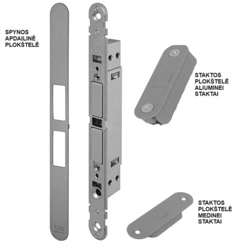 Iekšējā durvju slēdzene AGB TOUCH Black (atver, pieskaroties rokai)