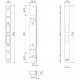 Internal Door Lock AGB TOUCH Black (Opening by Touching the Hand)