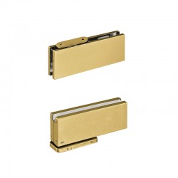 JNF IN.81.203.P Маятниковая петля для стеклянной двери Matte Gold