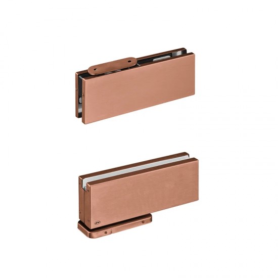 JNF IN.81.203.P Stikla durvju šarnīrs Matt Copper