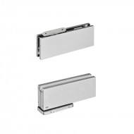 JNF IN.81.203.P Stikla durvju šarnīrs Stainless Steel