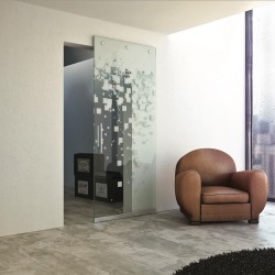 Bīdāmo stikla durvju sistēma MAGIC 2 VETRO līdz 80 kg / 1100 mm