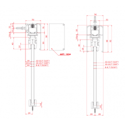 Synchronous Glass Door System VETRO 40 SYNC up to 80 kg
