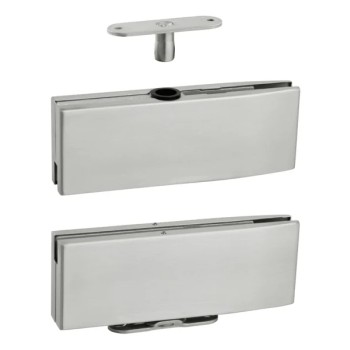 Svārsta viras stikla durvīm JNF IN.81.200.Q Stainless steel