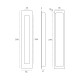 Sliding Door Handle JNF IN.16.416.RAW Matt Copper