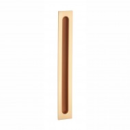 Ручка раздвижной двери APRILE AS HD 239 Su Кожаная вставка Matte Gold