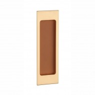 Ручка раздвижной двери APRILE AS HD 240 Su Кожаная вставка Matte Gold