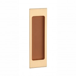 Bīdāmo durvju rokturis APRILE AS HD 240 Su Ādas ielaidums Matte Gold