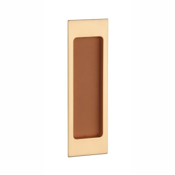 Sliding Door Handle APRILE AS HD 240 Su Leather Inlay Matte Gold