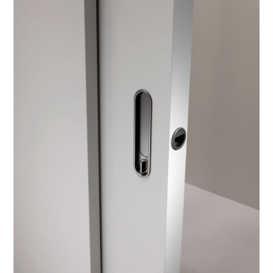 Bīdāmo durvju rokturis PAMAR 2647 Z WC Black