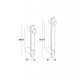 Sliding Door Handle PAMAR 2668 Z Black