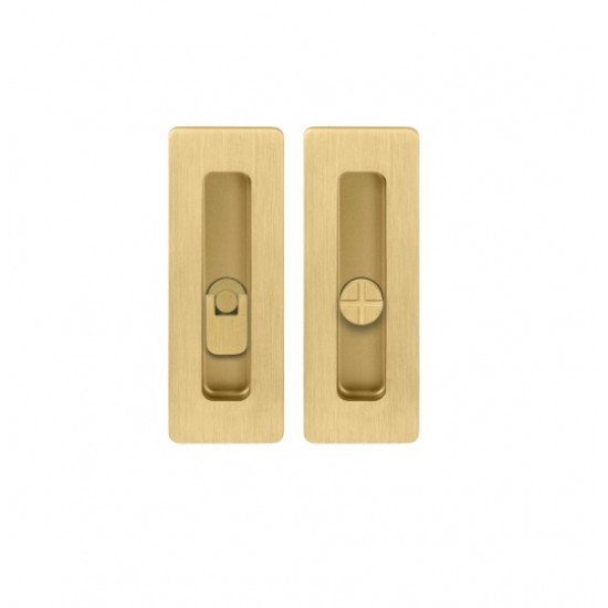 Bīdāmo durvju rokturis TUPAI 4181 Q WC Matt Brass