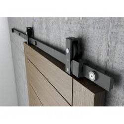 CHARRIOT Bīdāmo durvju sistēma  Black līdz 60 kg / 1150 mm