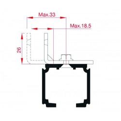 Rail Fixing Element 128 / DV