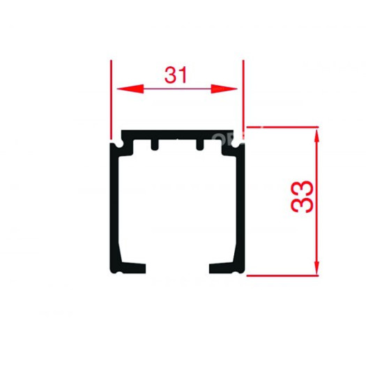 Ceiling rail for sliding doors ART 1280
