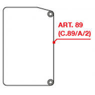 Apgriešana C89/A/2 Sliežu galiem 1280 /A + 1380