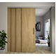 SAHECO Телескопическая система для 2 дверей с 2 тормозами SOFT CLOSE до 90 кг
