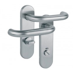 Rokturis ar plāksnīti VDS OLARIX SHORT WC 72 Stainless steel