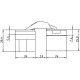 Concealed hinge ANSELMI AN 160 3D (506) Black (60 kg/2 pcs)