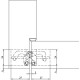 Concealed hinge ANSELMI AN 160 3D (506) Black (60 kg/2 pcs)