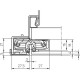 Slēptas eņģes TECTUS TE 240 3D Black (60 kg / 2 gab.)