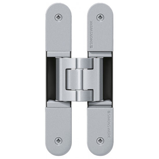Slēptās eņģes TECTUS TE 240 3D Matt Chrome (60 kg / 2 vnt)