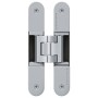 Slēptās eņģes TECTUS TE 240 3D Matt Chrome (60 kg / 2 vnt)