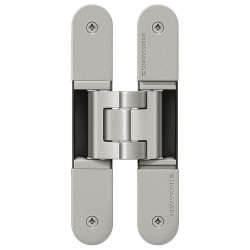 Slēptās eņģes TECTUS TE 240 3D Matt Nickel (60 kg / 2 vnt)