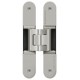 Slēptās eņģes TECTUS TE 240 3D Matt Nickel (60 kg / 2 vnt)